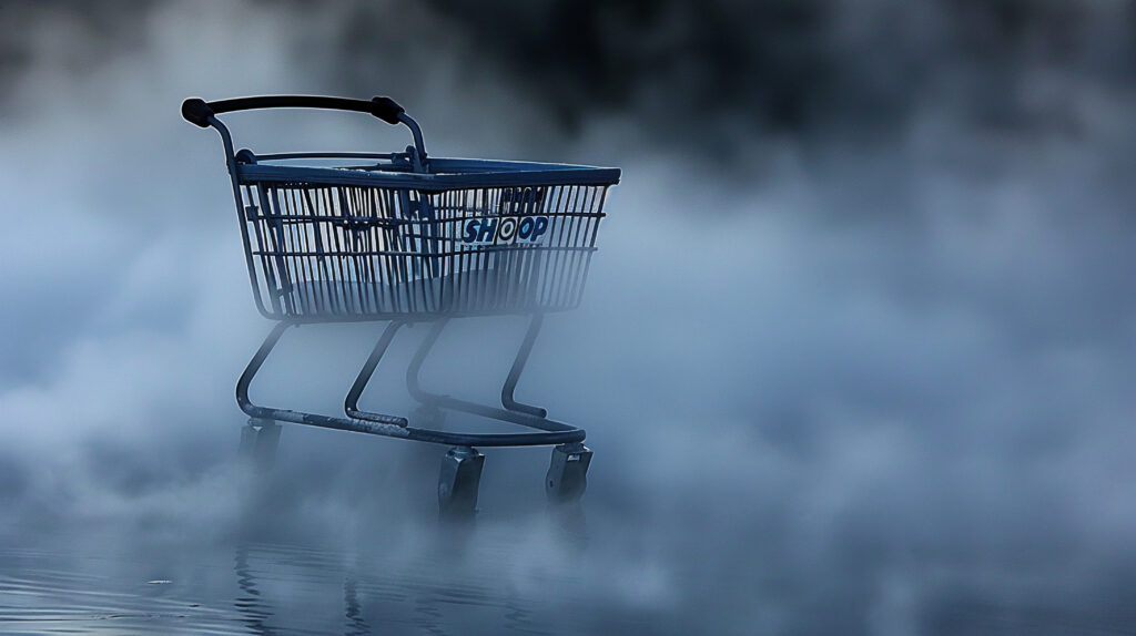 handle with color red blue shopping trolleys