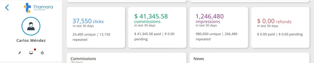 thamara affiliate hosting program 1