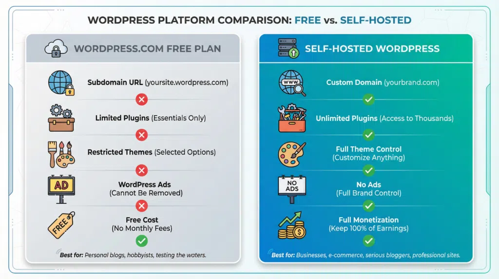 wordpress comparison
